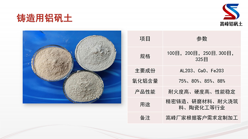 鑄造用鋁礬土|熟料|高鋁細(xì)粉|骨料|耐火材料|精密鑄造|澆筑料用鋁礬土廠家圖 鑄造用鋁礬土|熟料|高鋁細(xì)粉|骨料|耐火材料|精密鑄造|澆筑料用鋁礬土廠家圖